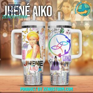 Jhene Aiko Music Custom Stanley Quencher 40oz Stainless Steel Tumbler With Handle - Threewoofs