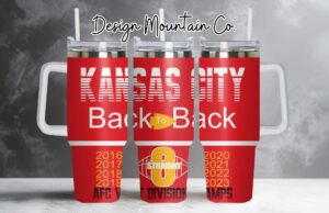 Kansas City Back-to-Back Champions Tumbler - Celebrate Your Team Spirit!