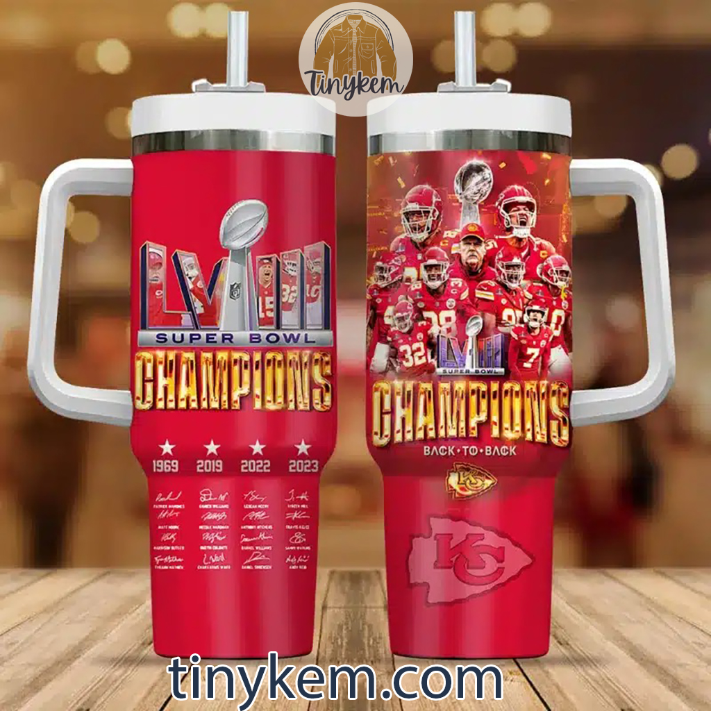 Super Bowl LVIII Champions Tumbler - Celebrate Back-to-Back Wins