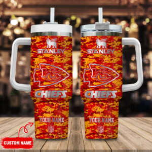 Customizable Chiefs Insulated Tumbler - Show Your Team Spirit!