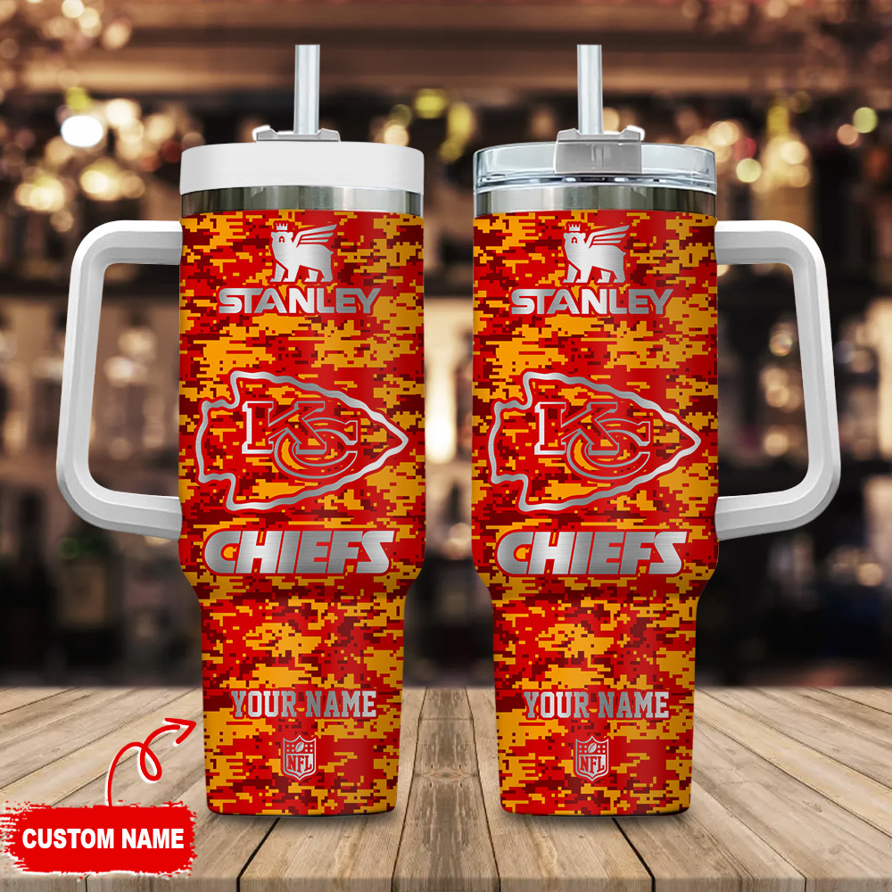 Customizable Chiefs Insulated Tumbler - Show Your Team Spirit!