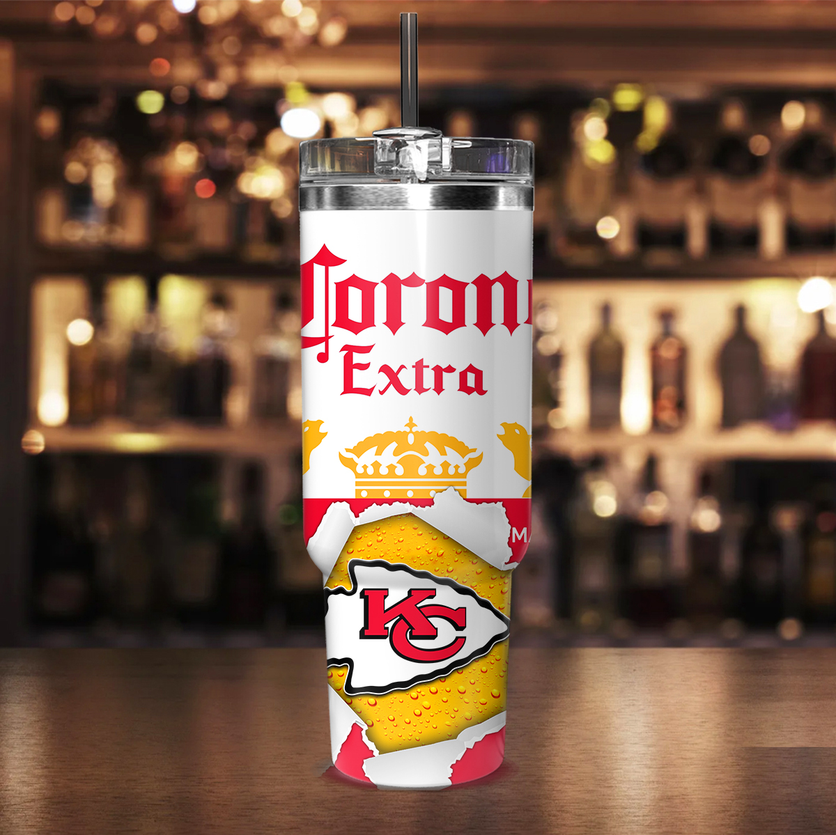 Customizable Kansas City Chiefs Beer Mug - Perfect Gift for Fans - Image 2
