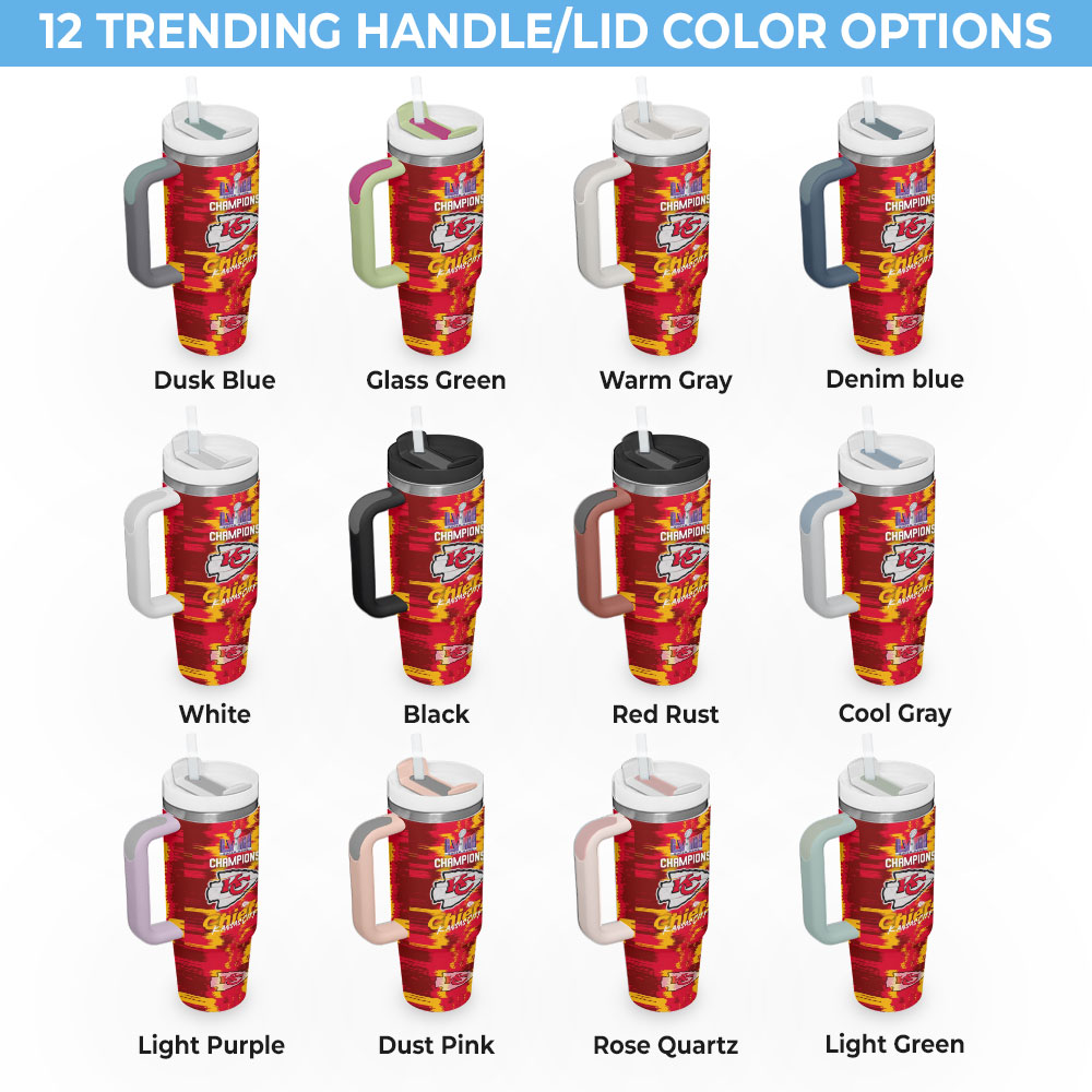 Customizable Kansas City Chiefs Super Bowl Champions Tumbler - Image 4