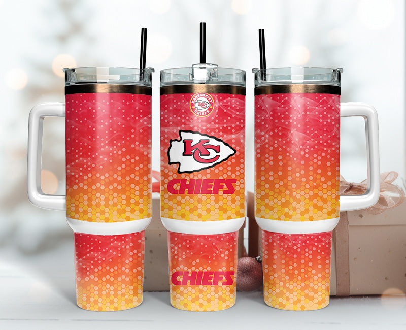 Kansas City Chiefs Insulated Tumbler - Keep Drinks Hot or Cold in Style!