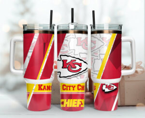Kansas City Chiefs Insulated Tumbler with Handle - Perfect for Fans
