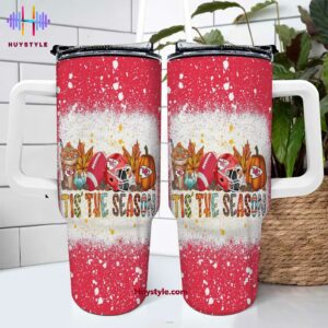 Festive Football Tumbler Mug - Perfect Holiday Gift for Fans
