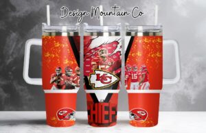 Premium Football Team Tumbler - Insulated Travel Mug for Sports Fans