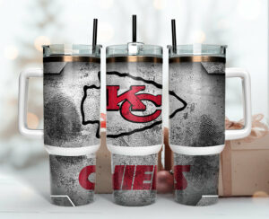 Stainless Steel Insulated Tumbler with Handle - Chiefs Edition