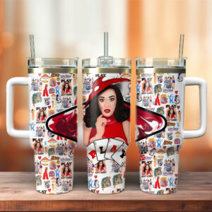 Katy Perry Music Custom Stanley Quencher 40oz Stainless Steel Tumbler With Handle - Threewoofs