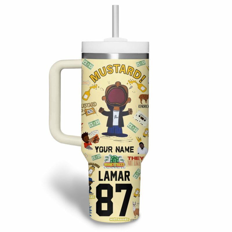 Kendrick Lamar Music Custom Stanley Quencher 40oz Stainless Steel Tumbler With Handle - Threewoofs - Image 3
