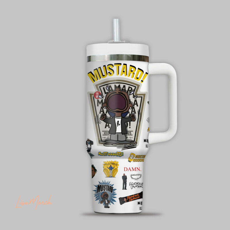 Kendrick Lamar Music Custom Stanley Quencher 40oz Stainless Steel Tumbler With Handle - Threewoofs - Image 2