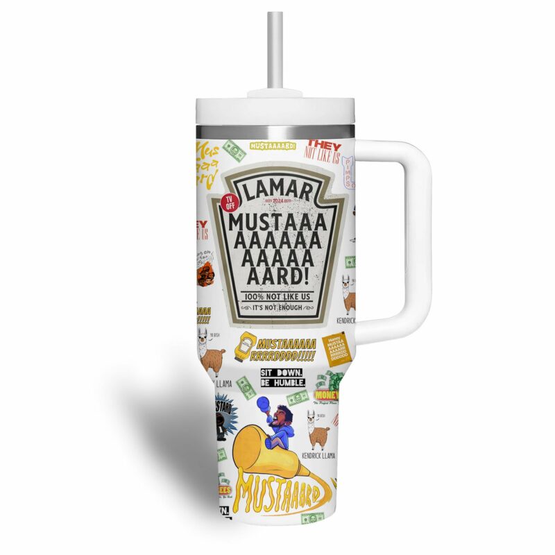 Kendrick Lamar Music Custom Stanley Quencher 40oz Stainless Steel Tumbler With Handle - Threewoofs - Image 2