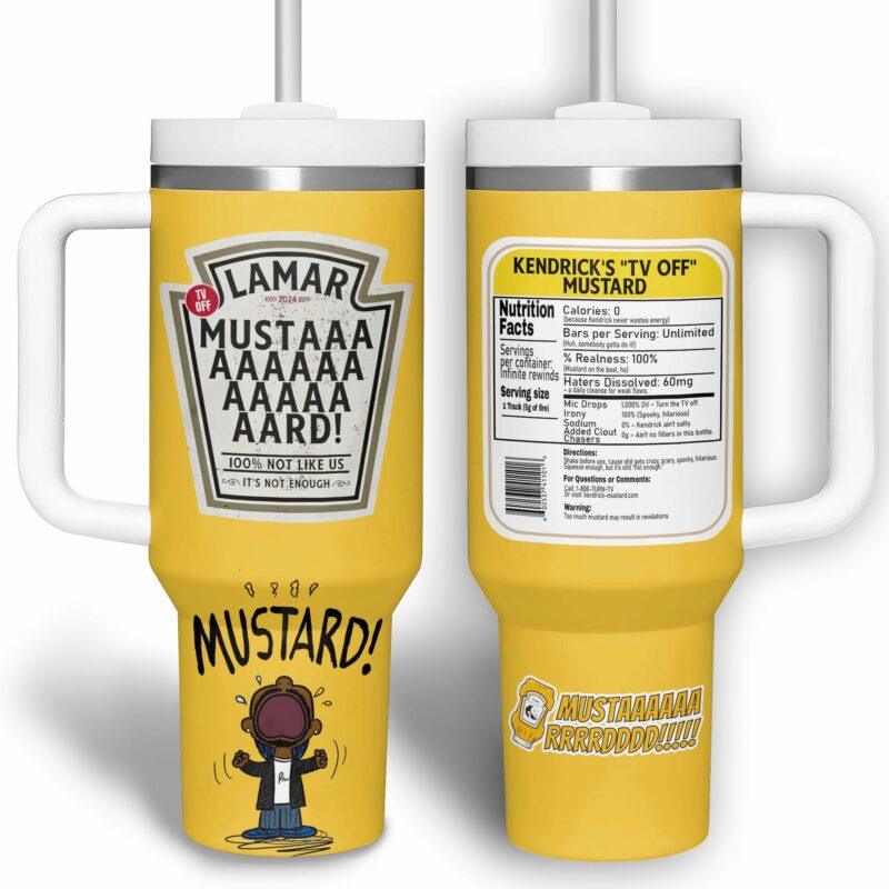 Kendrick Lamar Music Custom Stanley Quencher 40oz Stainless Steel Tumbler With Handle - Threewoofs - Image 2