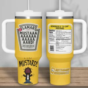 Kendrick Lamar Music Custom Stanley Quencher 40oz Stainless Steel Tumbler With Handle - Threewoofs