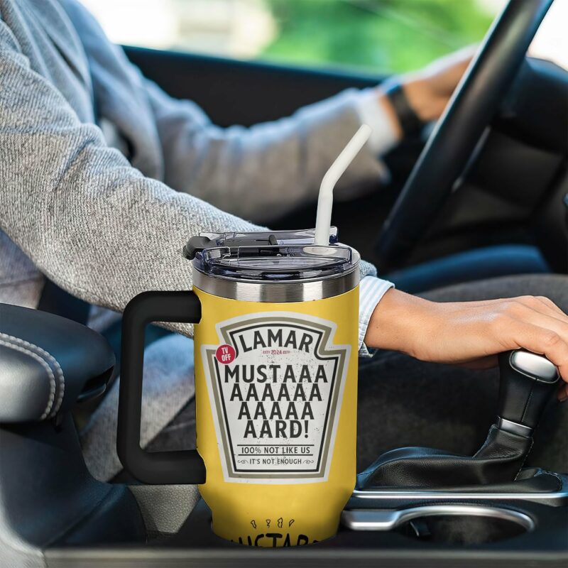 Kendrick Lamar Music Custom Stanley Quencher 40oz Stainless Steel Tumbler With Handle - Threewoofs - Image 4