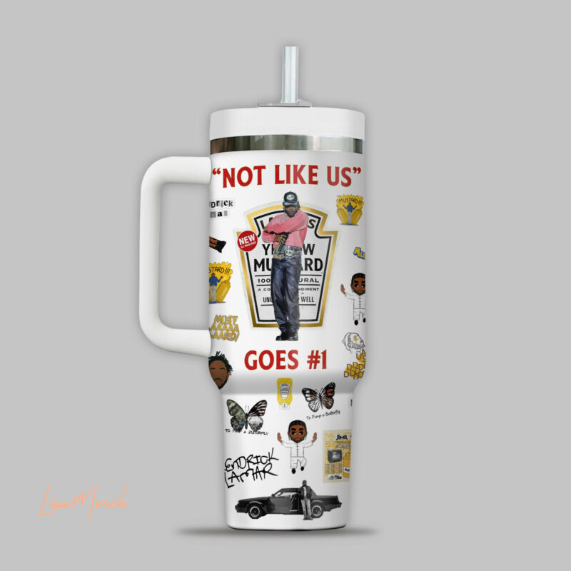 Kendrick Lamar Music Custom Stanley Quencher 40oz Stainless Steel Tumbler With Handle - Threewoofs - Image 3