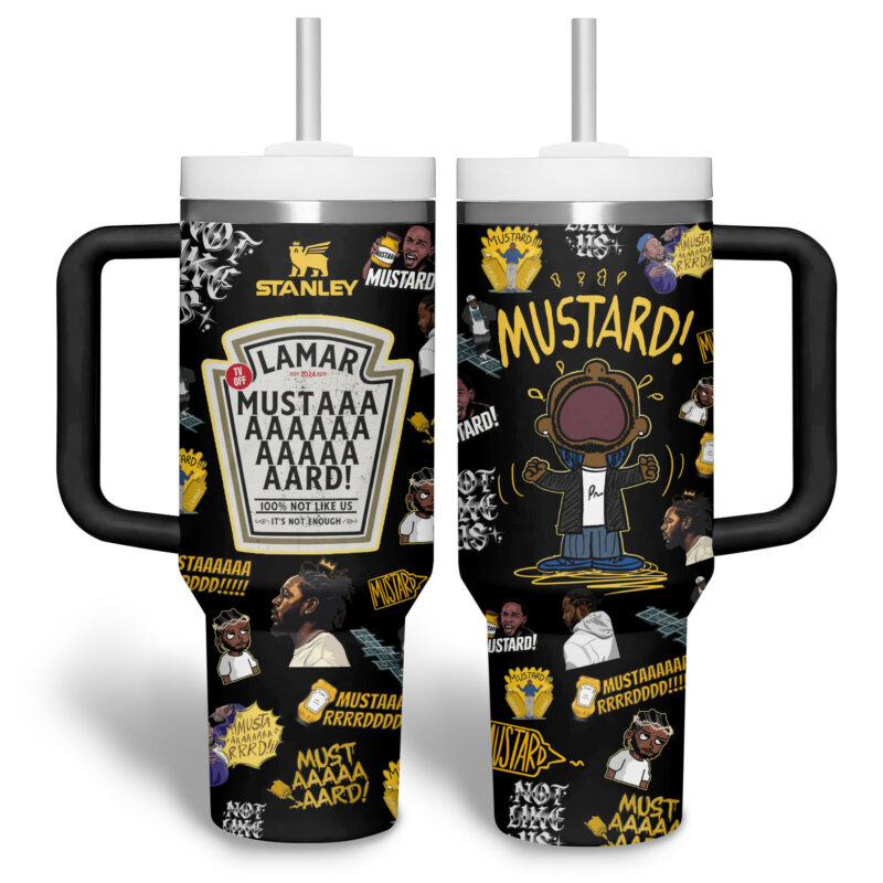 Kendrick Lamar Music Custom Stanley Quencher 40oz Stainless Steel Tumbler With Handle - Threewoofs - Image 2