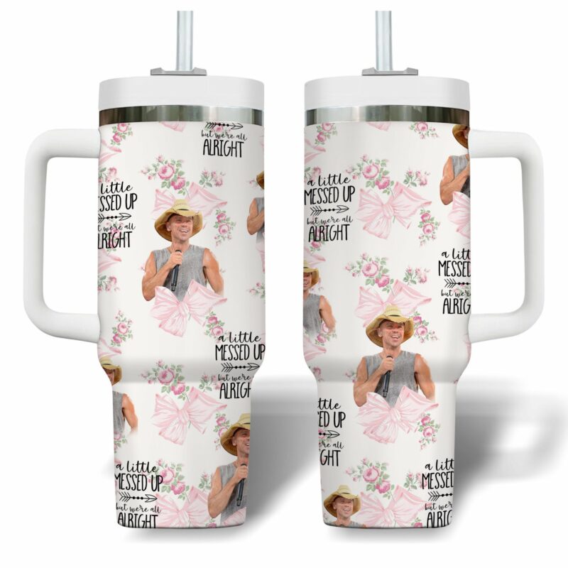 Kenny Chesney Music Custom Stanley Quencher 40oz Stainless Steel Tumbler With Handle - Threewoofs - Image 2