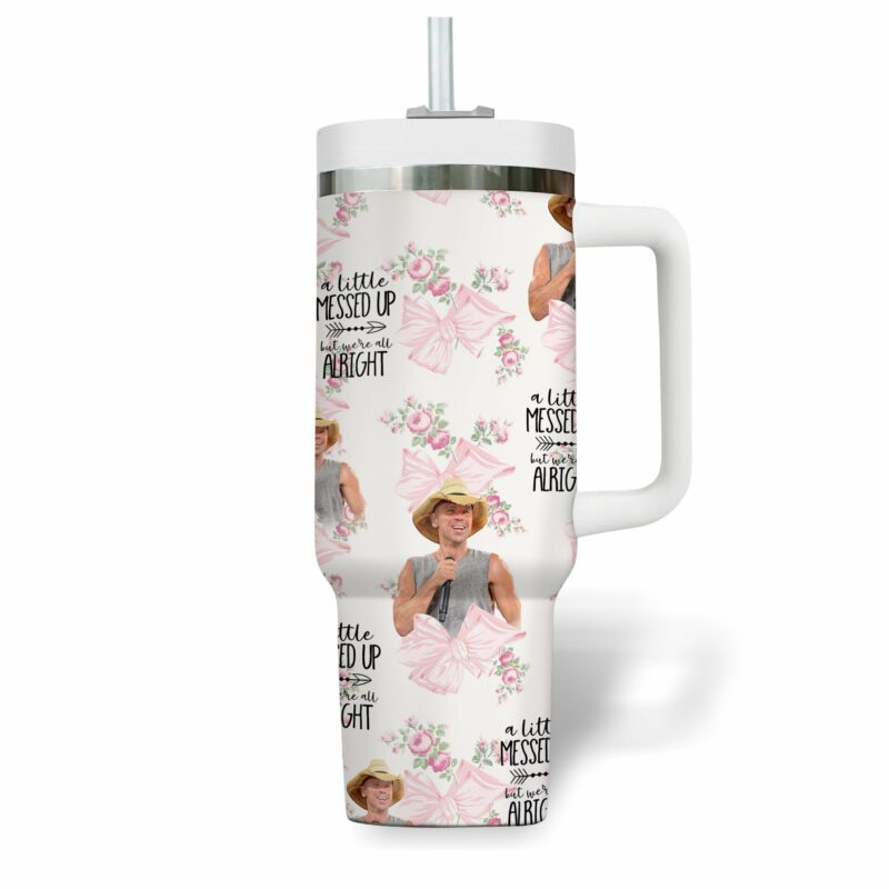 Kenny Chesney Music Custom Stanley Quencher 40oz Stainless Steel Tumbler With Handle - Threewoofs - Image 3