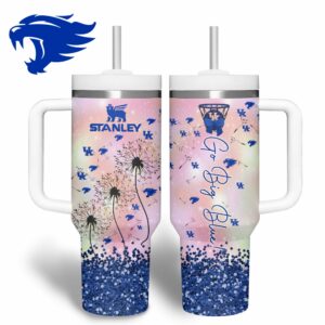 Kentucky Wildcats NCAA Sports Custom Stanley Quencher 40oz Stainless Steel Tumbler With Handle - Threewoofs