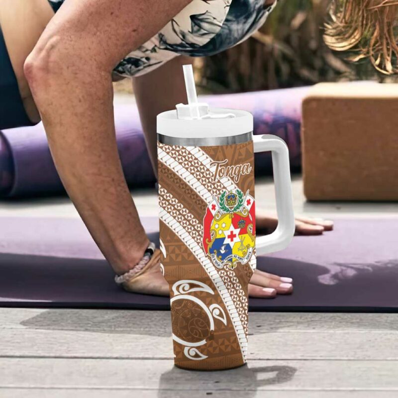 Kingdom Of Tonga Emancipation Day Custom Stanley Quencher 40oz Stainless Steel Tumbler With Handle - Threewoofs - Image 6
