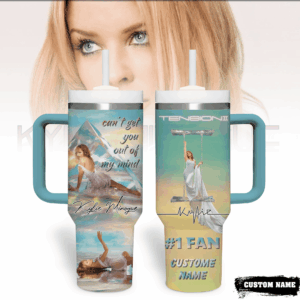 Kylie Minogue Music Custom Stanley Quencher 40oz Stainless Steel Tumbler With Handle - Threewoofs