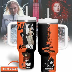 Lady Gaga Music Custom Stanley Quencher 40oz Stainless Steel Tumbler With Handle - Threewoofs