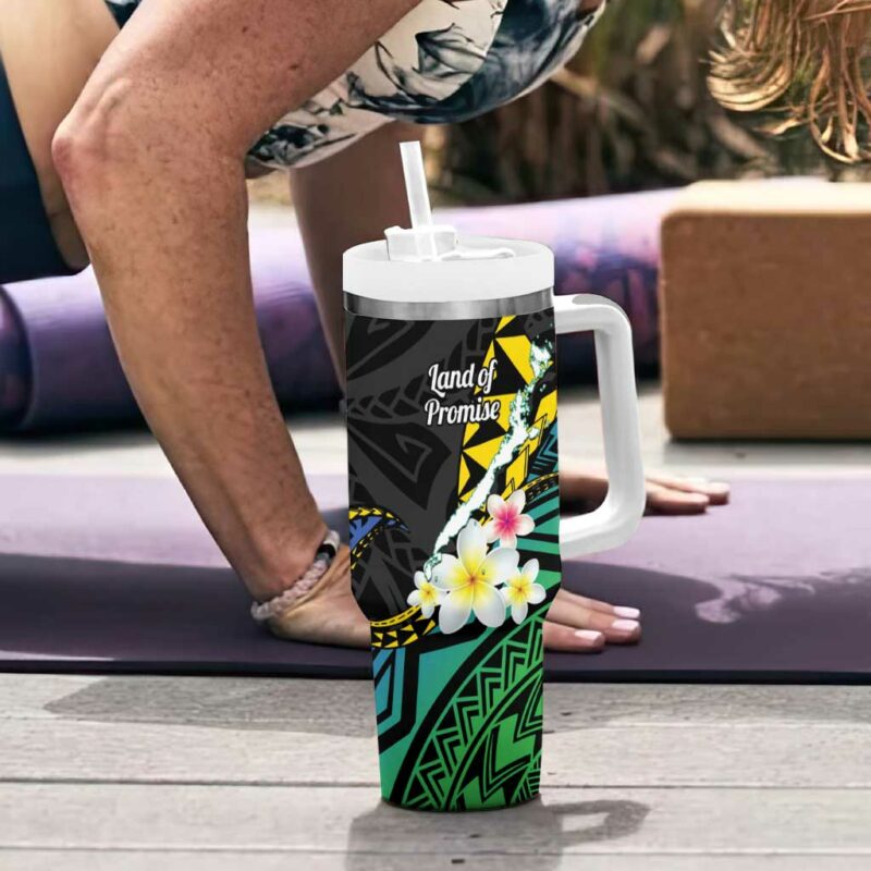 Lalawigan ng Palawan Custom Stanley Quencher 40oz Stainless Steel Tumbler With Handle - Threewoofs - Image 6