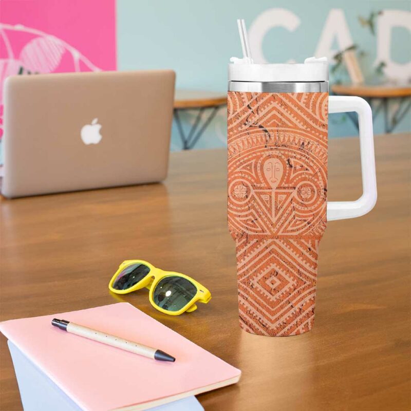 Lapita Culture Iconic Double Face Custom Stanley Quencher 40oz Stainless Steel Tumbler With Handle - Threewoofs - Image 5