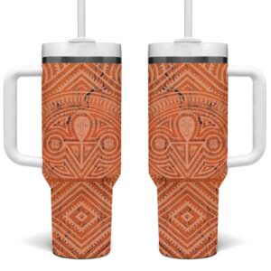 Lapita Culture Iconic Double Face Custom Stanley Quencher 40oz Stainless Steel Tumbler With Handle - Threewoofs