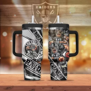 Las Vegas Raiders Stainless Steel Tumbler - Ultimate Fan Gift with Bold Graphics