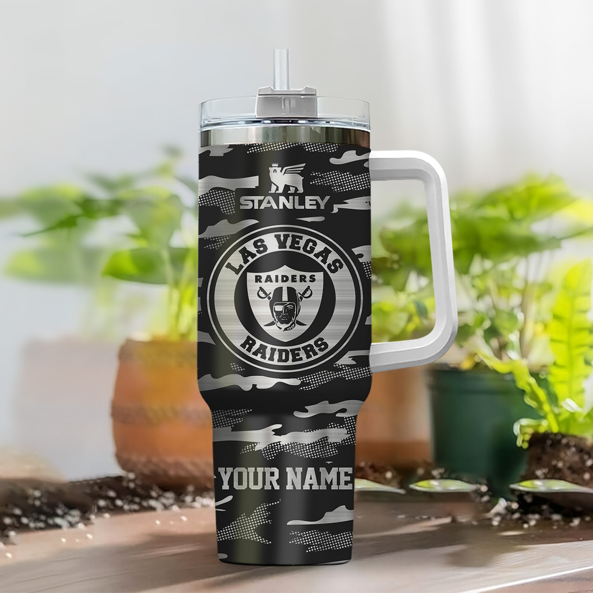 Customizable Las Vegas Raiders Tumbler - Personalized Gift for Fans - Image 2