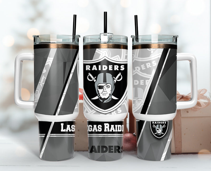 Las Vegas Raiders Insulated Travel Mug - Ultimate Fan Drinkware