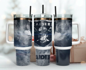 Stylish Raider Tumbler with Handle & Straw - Ultimate Fan Gift