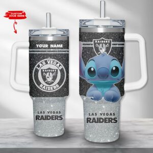 Custom Las Vegas Raiders Tumbler with Cute Character Design