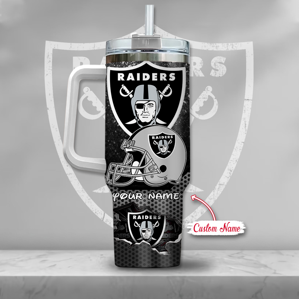 Custom Raiders Tumbler with Mickey Design - Personalized Name Mug - Image 3