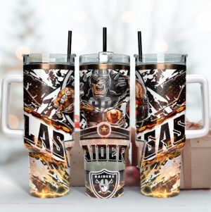 Ultimate Fan's Raiders Tumbler - Show Your Team Spirit in Style!