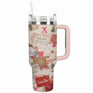Letters To Santa Christmas Custom Stanley Quencher 40oz Stainless Steel Tumbler With Handle - Threewoofs