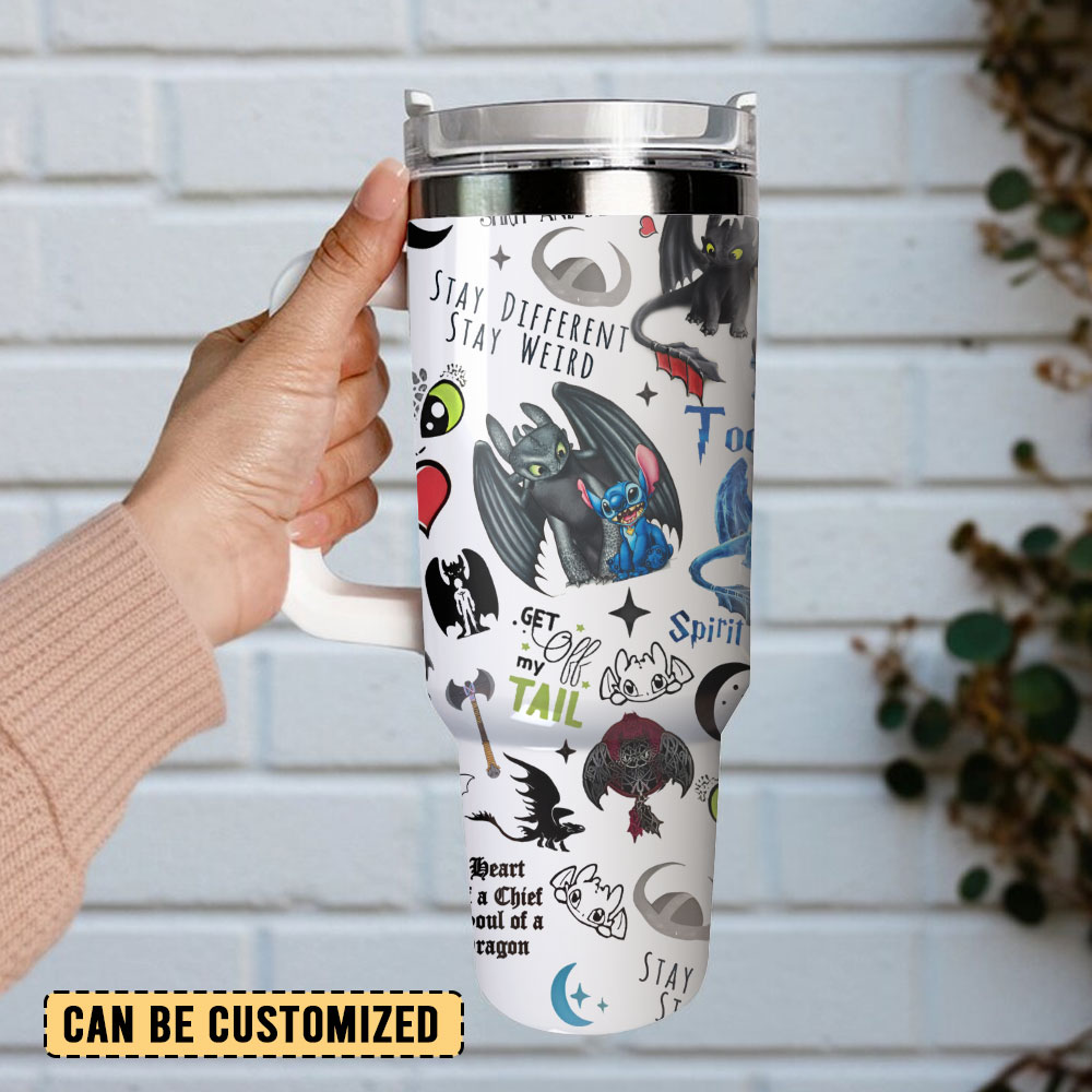 Stay Unique with Dragon-Themed Tumbler - Perfect for Fans & Everyday Use - Image 3