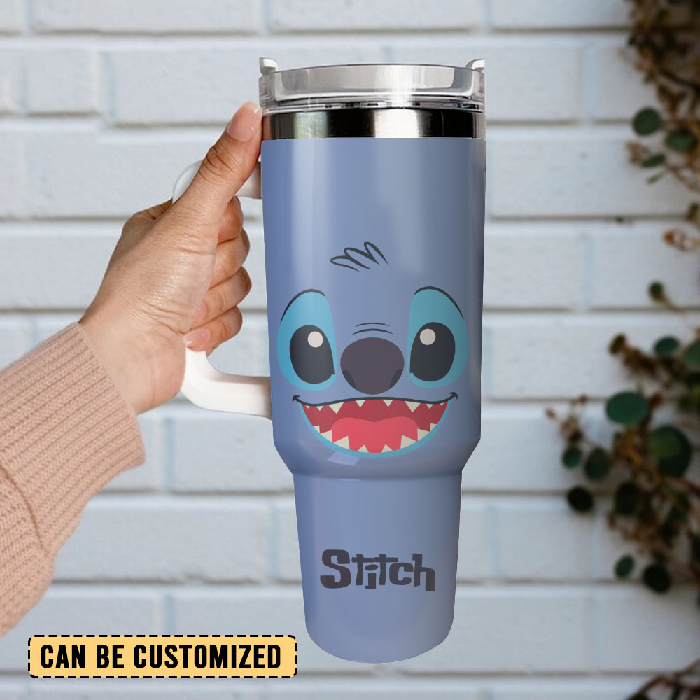 Cute Alien-Themed Insulated Tumbler with Handle and Straw - Perfect for Fans - Image 4