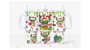 Festive Grinch Mode Tumbler - Holiday Cheer with a Twist