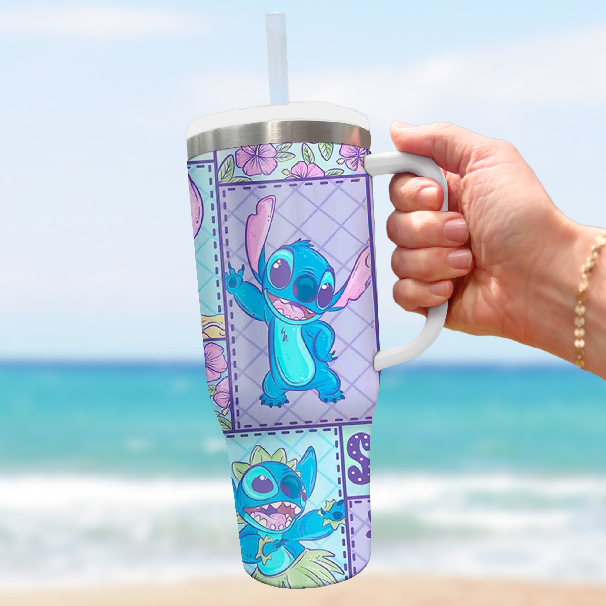 Fun Cartoon Character Insulated Tumbler - Personalized Design - Image 5