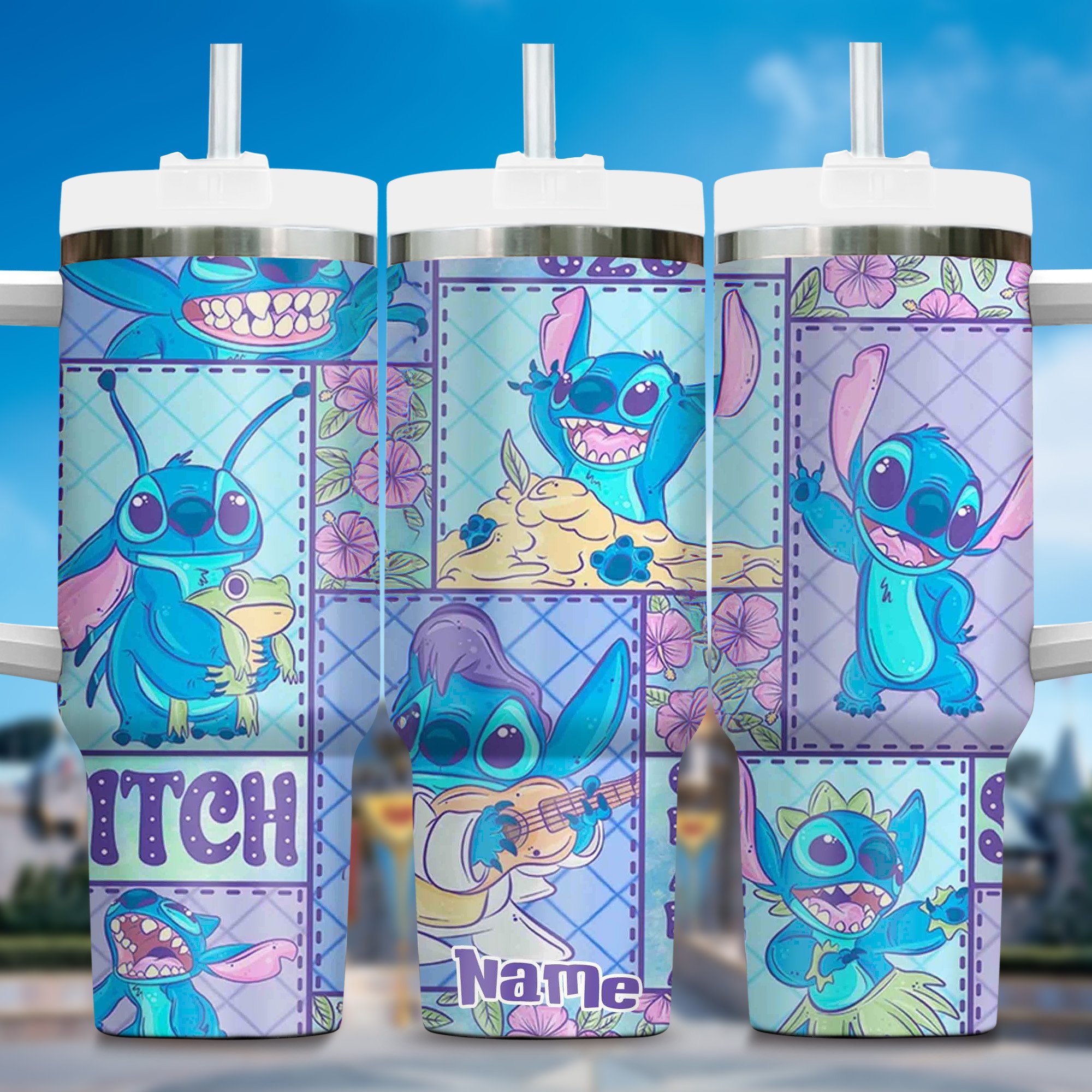 Fun Cartoon Character Insulated Tumbler - Personalized Design