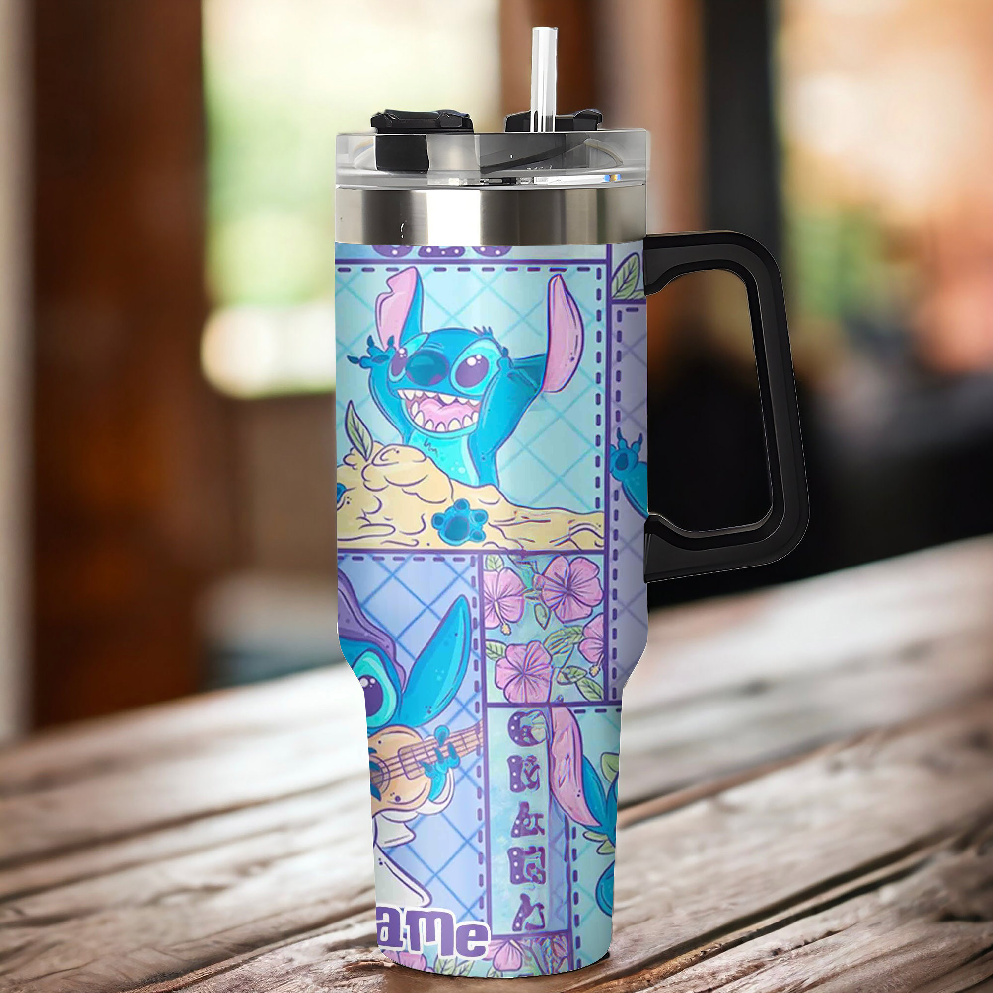 Fun Cartoon Character Insulated Tumbler - Personalized Design - Image 3