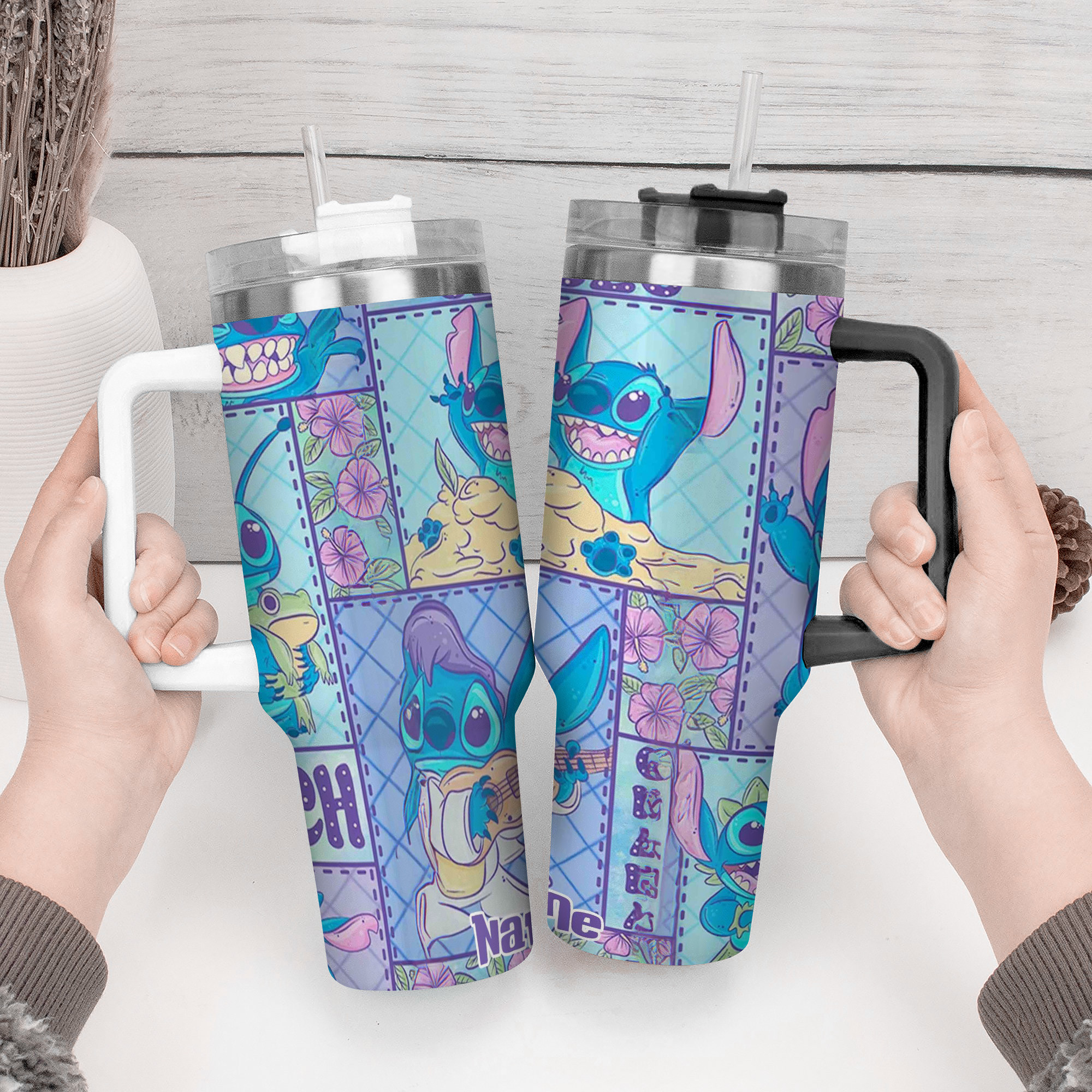 Fun Cartoon Character Insulated Tumbler - Personalized Design - Image 4