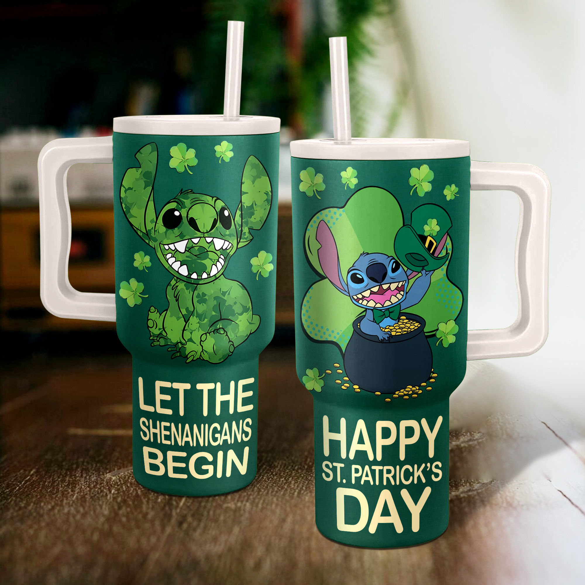 St. Patrick's Day Fun Mug with Cute Character Design - Perfect for Celebrations!