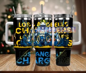 Los Angeles Chargers Insulated Tumbler with Handle - Perfect Gift for Fans