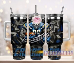 Skull Football Player Insulated Tumbler - Perfect Gift for Fans