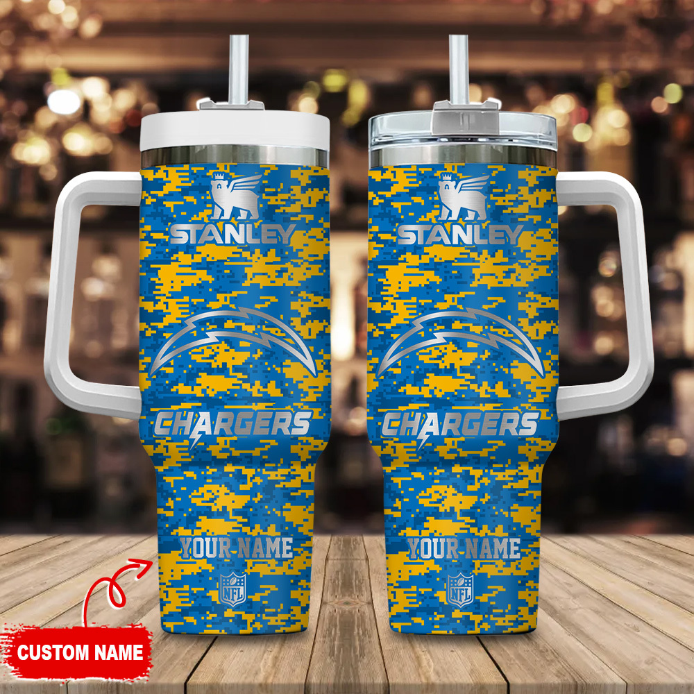 Custom NFL Team Tumbler with Handle - Personalized Insulated Mug for Fans