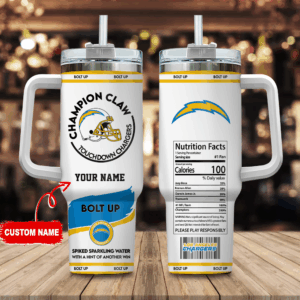 Custom Chargers Fan Mug - Personalized Name & Logo - Ultimate Game Day Drinkware